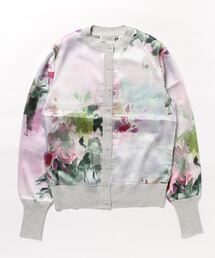 Ted Baker（テッドベーカー）の「YAZELL フラワープリント ウーブンフロント カーディガン（カーディガン/ボレロ）」