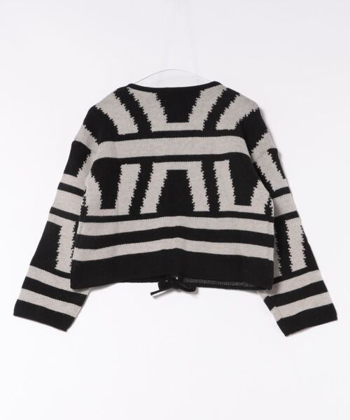 ULEULA（ウルア）の「幾何学柄網ニットカーディガン（カーディガン/ボレロ・レディース・ブラック・FREE）」の19枚目の写真