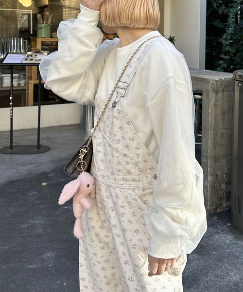 Alley by w closet(アリーバイダブルクローゼット)の「【Alley】チュールドッキングプルオーバー(スウェット・レディース・イエロー/アイボリー/グレー・FREE)」の11枚目の写真