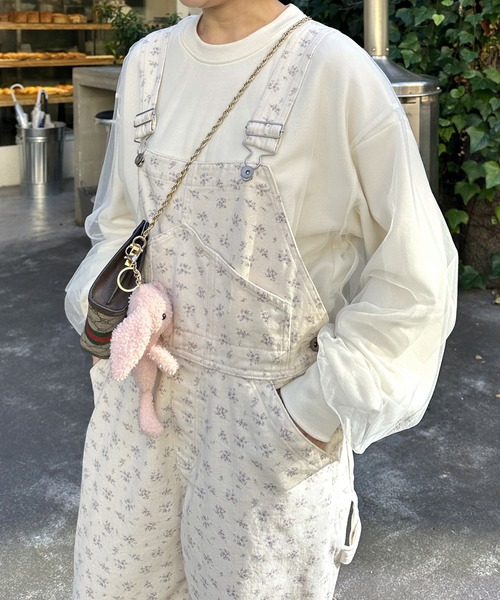 Alley by w closet(アリーバイダブルクローゼット)の「【Alley】チュールドッキングプルオーバー(スウェット・レディース・イエロー/アイボリー/グレー・FREE)」の14枚目の写真