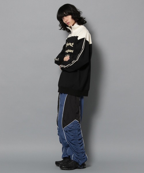 Anui（アニュイ）の「【UNISEX】ハーフＺＩＰバイカラースウェット（スウェット・レディース・オフホワイト/ネイビー/ブラック・MEDIUM/LARGE）」の16枚目の写真