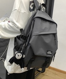 ユニセックス バックルデザイン ナイロンリュック バックパック cula814