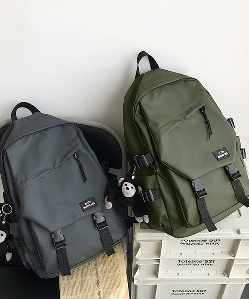 並行輸入品 ナイロン バックパック LOGOS BACKPACK S Logos S-Small backpack in recycled nylon