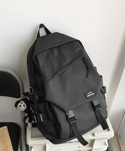 c.u.l(シーユーエル)の「ユニセックス バックルデザイン ナイロンリュック バックパック cula814(バックパック/リュック・レディース・グレー/カーキ/ブラック・FREE)」の14枚目の写真