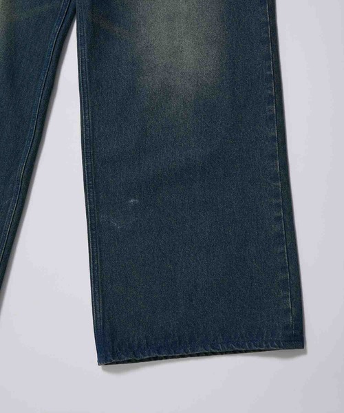 re_k by JUNRED（レクバイジュンレッド）の「re_k by JUNRED / ヴィンテージカラーオーバーワイドデニム（デニムパンツ・メンズ・ブラック/ネイビー・L/S/M）」の22枚目の写真