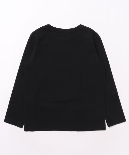 Champion（チャンピオン）の「【Champion】CK-Y401 LONG SLEEVE T-SHIRT/ロングスリーブ/長袖/ロゴTシャツ/チャンピオン/キッズ（Tシャツ/カットソー・キッズ・グレー/ネイビー/ブラック/オートミール/オフホワイト・130cm/140cm/150cm/160cm）」の6枚目の写真