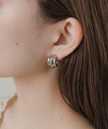 SMELLY | センターラインメタルフープイヤリング(イヤリング)