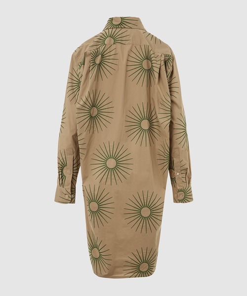 DRIES VAN NOTEN(ドリスヴァンノッテン)の「DILANA EMB 8453 W.W.DRESS BEI(シャツワンピース・レディース・ベージュ・36/34)」の2枚目の写真