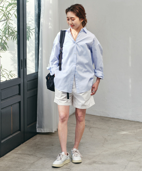 Spick & Span(スピックアンドスパン)の「P/Ny撥水ベルトショートパンツ(その他パンツ・レディース・カーキ/ブラック/ホワイト・FREE)」の19枚目の写真