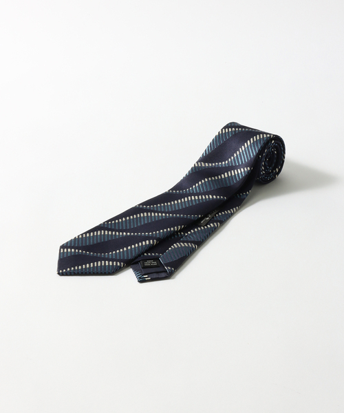 【新品】Holliday & Brown／ジャガードタイ／ダイヤモンド柄モチーフ 新品】Holliday & Brown／ジャガードタイ／ダイヤモンド柄