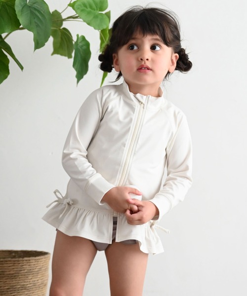 水着・ラッシュガード POPO 水着 ラッシュガード フリル（ラッシュガード）｜PUPPAPUPO