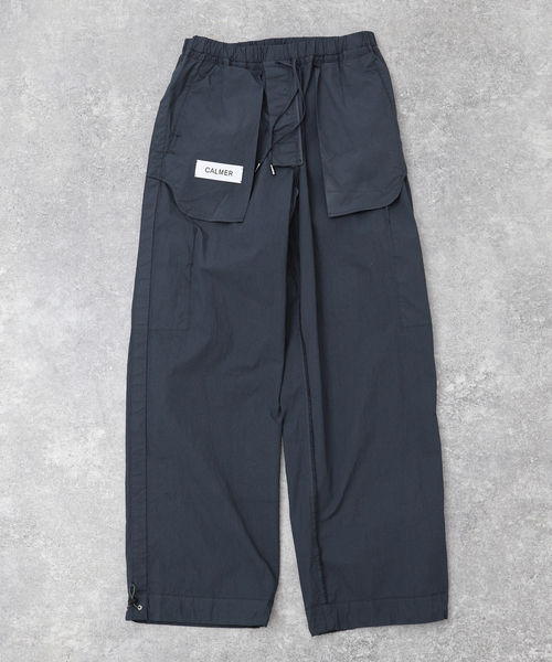 CALMER ナチュラルダイパンツ カルメール パラシュートパンツCALMER