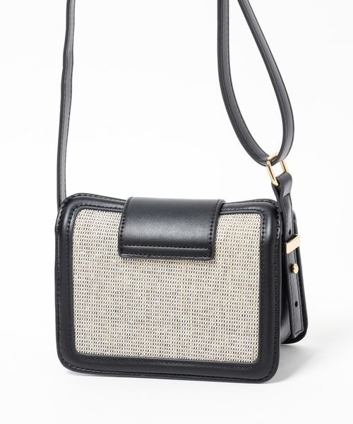 Andemiu(アンデミュウ)の「オコシカナグミニショルBAG108032(ショルダーバッグ・レディース・ブラウン/イエロー/ブラック/オフホワイト・FREE)」の14枚目の写真