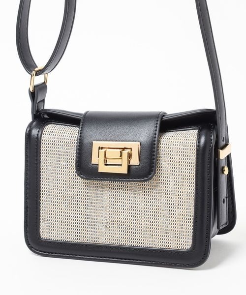Andemiu(アンデミュウ)の「オコシカナグミニショルBAG108032(ショルダーバッグ・レディース・ブラウン/イエロー/ブラック/オフホワイト・FREE)」の16枚目の写真