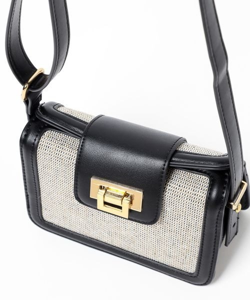 Andemiu(アンデミュウ)の「オコシカナグミニショルBAG108032(ショルダーバッグ・レディース・ブラウン/イエロー/ブラック/オフホワイト・FREE)」の19枚目の写真