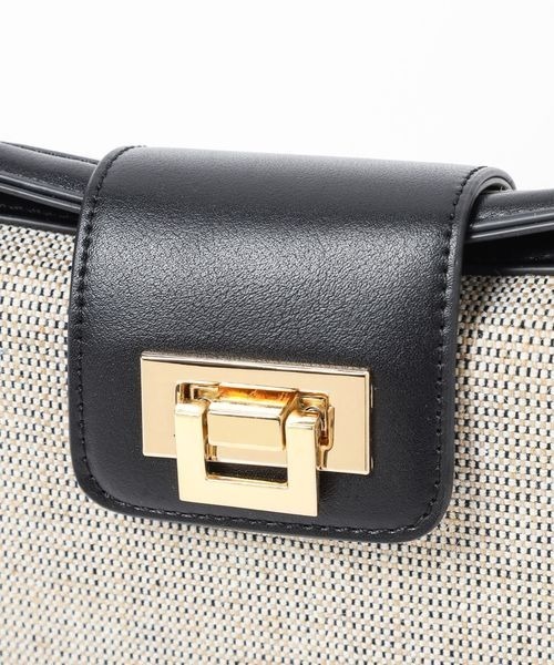 Andemiu(アンデミュウ)の「オコシカナグミニショルBAG108032(ショルダーバッグ・レディース・ブラウン/イエロー/ブラック/オフホワイト・FREE)」の20枚目の写真