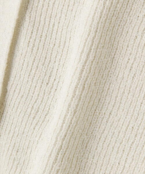 NATURAL BEAUTY BASIC（ナチュラルビューティーベーシック）の「◇【Oggi掲載】ラメループヤーンニットベスト（ベスト・レディース・ブラック/グレー系その他/オフホワイト・FREE）」の15枚目の写真