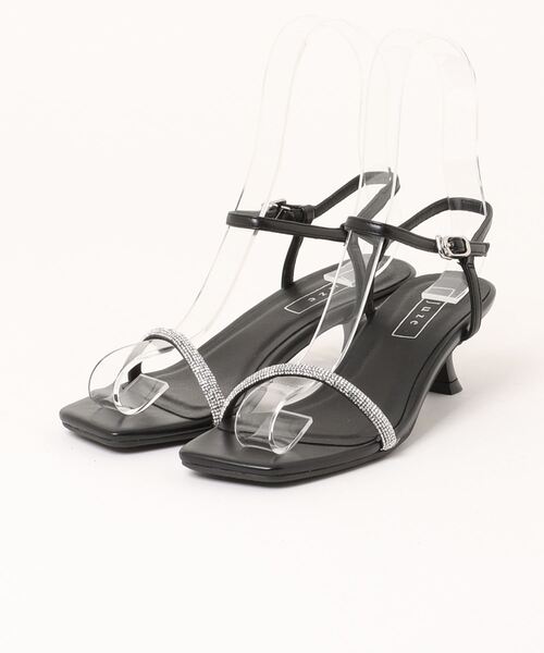 Juze（ジュゼ）の「BACIC　ストラップヒールサンダル（サンダル・レディース・ホワイト/グリーン/ブラック/ブラック系その他・L/M/S）」の4枚目の写真