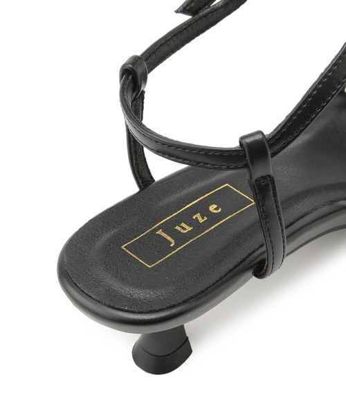 Juze（ジュゼ）の「BACIC　ストラップヒールサンダル（サンダル・レディース・ホワイト/グリーン/ブラック/ブラック系その他・L/M/S）」の5枚目の写真