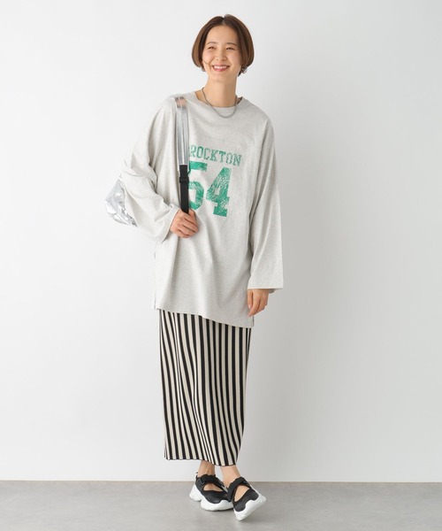 LEPSIM（レプシィム）の「アソートプリントチュニック　108417（チュニック・レディース・オフホワイト/チャコールグレー/グレー/ベージュ・FREE）」の22枚目の写真