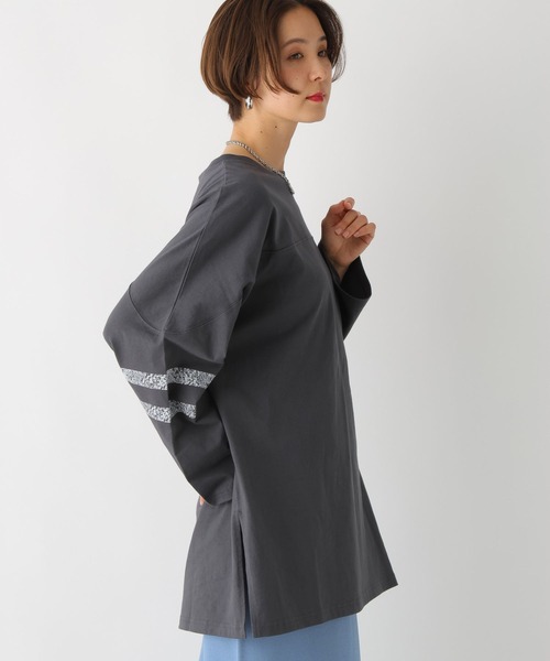 LEPSIM（レプシィム）の「アソートプリントチュニック　108417（チュニック・レディース・オフホワイト/チャコールグレー/グレー/ベージュ・FREE）」の21枚目の写真