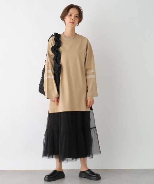 LEPSIM（レプシィム）の「アソートプリントチュニック　108417（チュニック・レディース・オフホワイト/チャコールグレー/グレー/ベージュ・FREE）」の16枚目の写真