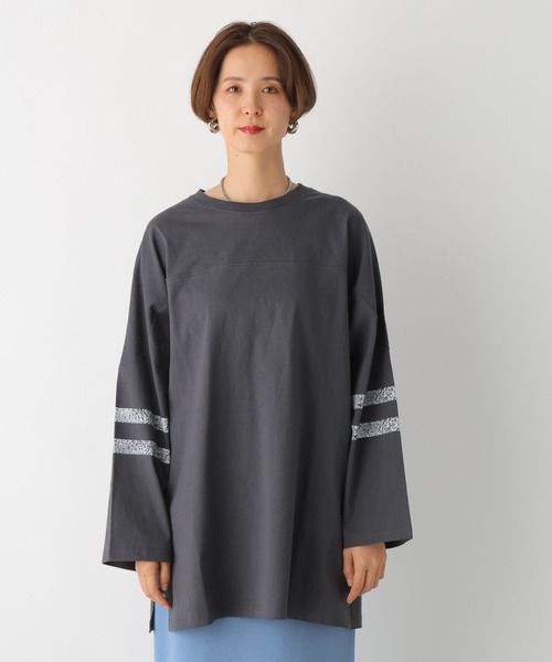 LEPSIM（レプシィム）の「アソートプリントチュニック　108417（チュニック・レディース・オフホワイト/チャコールグレー/グレー/ベージュ・FREE）」の10枚目の写真
