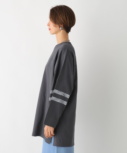 LEPSIM（レプシィム）の「アソートプリントチュニック　108417（チュニック・レディース・オフホワイト/チャコールグレー/グレー/ベージュ・FREE）」の11枚目の写真