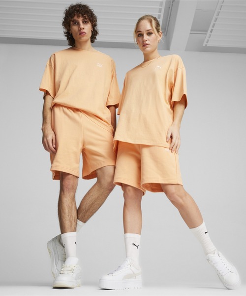 すぐ届く♪BALENCIAGA×プーマ人気オーバーサイズ Tシャツ三色♪ ホワイト の ウィメンズ Balenciaga | PUMA オーバーサイズ T