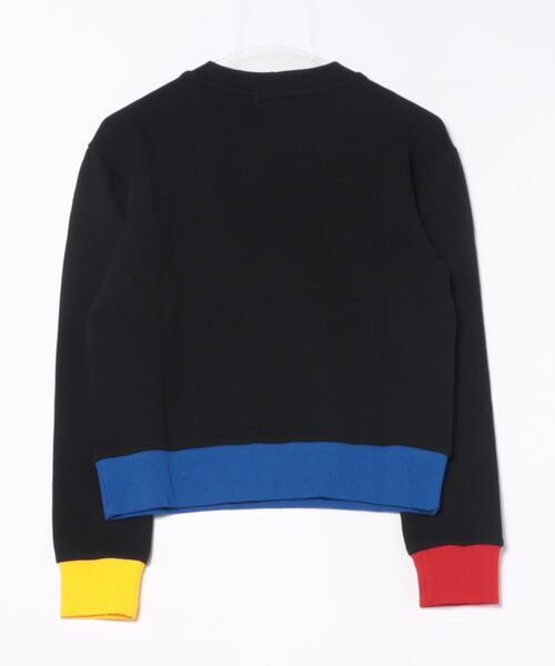 BENETTON (UNITED COLORS OF BENETTON)(ベネトンユナイテッドカラーズオブベネトン)の「フロントプリントクルーネックスウェット・トレーナー(スウェット・レディース・ブラック系その他/ホワイト系その他・MEDIUM/SMALL/X-SMALL/XX-SMALL)」の3枚目の写真