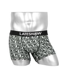 LATESHOW（レイトショー）の「LATESHOW レイトショー Black & White メンズ ボクサーパンツ（ボクサーパンツ）」