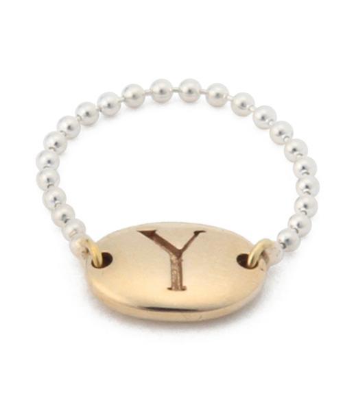 BEAMS BOY（ビームスボーイ）の「BEAMS BOY / ブラス アルファベット チェーン リング（リング・レディース・その他1/その他2/その他3/その他4/その他5・3/5）」の8枚目の写真