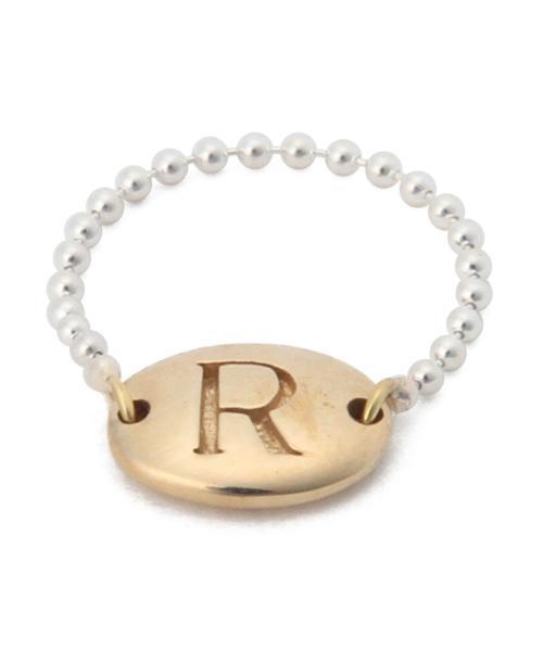 BEAMS BOY（ビームスボーイ）の「BEAMS BOY / ブラス アルファベット チェーン リング（リング・レディース・その他1/その他2/その他3/その他4/その他5・3/5）」の18枚目の写真