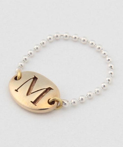 BEAMS BOY（ビームスボーイ）の「BEAMS BOY / ブラス アルファベット チェーン リング（リング・レディース・その他1/その他2/その他3/その他4/その他5・3/5）」の21枚目の写真