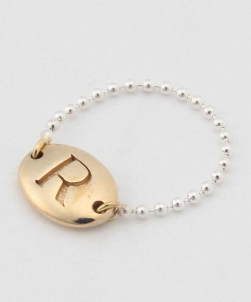 BEAMS BOY（ビームスボーイ）の「BEAMS BOY / ブラス アルファベット チェーン リング（リング・レディース・その他1/その他2/その他3/その他4/その他5・3/5）」の12枚目の写真