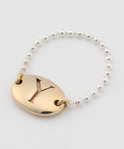 BEAMS BOY（ビームスボーイ）の「BEAMS BOY / ブラス アルファベット チェーン リング（リング・レディース・その他1/その他2/その他3/その他4/その他5・3/5）」の16枚目の写真