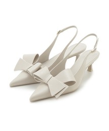 ダブルリボンパンプス