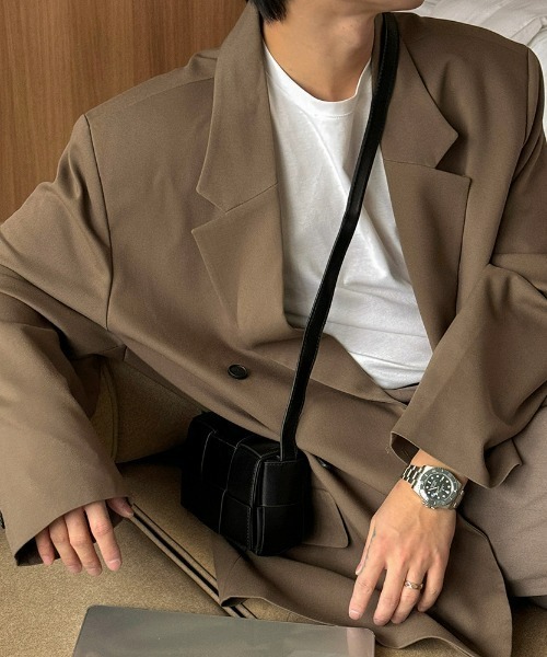 ASCLO（エジュクロ）の「ASCLO Fold Square Mini Cross Bag（ショルダーバッグ・メンズ・ブラック・FREE）」の8枚目の写真