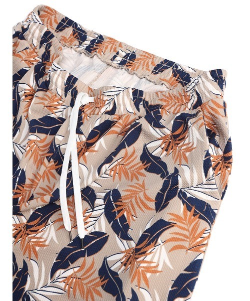 B&T CLUB（ビーティークラブ）の「B＆T CLUB 快ラクWEAR ハーフパンツ ストレッチ ワッフル総柄 ウエストゴム 大きいサイズ メンズ（その他パンツ・メンズ・ブラック×ホワイト/カモフラージュ/ホワイト×ブラック/インディゴブルー・X4(8L～9L)/X2(4L～5L)/X1(3L～4L)/X5(9L～10L)/X3(6L～7L)）」の20枚目の写真
