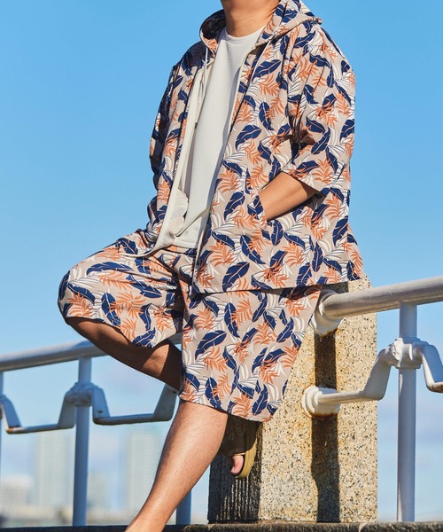 B&T CLUB（ビーティークラブ）の「B＆T CLUB 快ラクWEAR ハーフパンツ ストレッチ ワッフル総柄 ウエストゴム 大きいサイズ メンズ（その他パンツ・メンズ・ブラック×ホワイト/カモフラージュ/ホワイト×ブラック/インディゴブルー・X4(8L～9L)/X2(4L～5L)/X1(3L～4L)/X5(9L～10L)/X3(6L～7L)）」の8枚目の写真