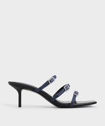 最終お値下げ❗️【チャールズアンドキース】サンダル カットアウト ケージサンダル - ブラック | CHARLES & KEITH