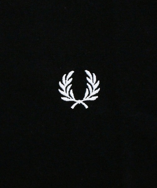 FRED PERRY(フレッドペリー)の「テープ付きリンガーTシャツ TAPED RINGER T-SHIRT(Tシャツ/カットソー・メンズ・ホワイト/ブラック・L/M)」の3枚目の写真