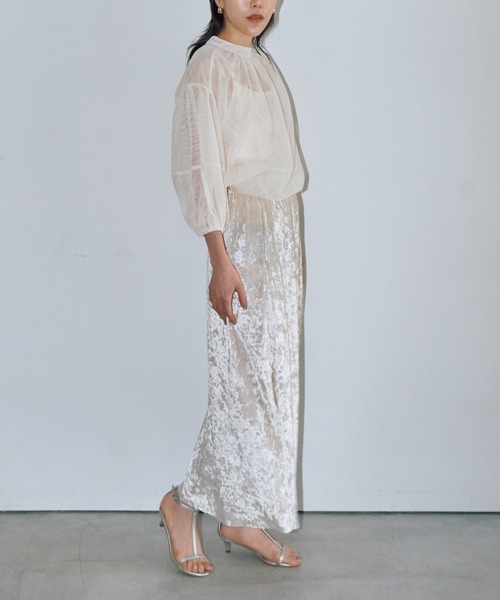 LIENCOEUR（リアンクール）の「シアーバルーンブラウス（キャミSET）（シャツ/ブラウス・レディース・ベージュ/ブラック・FREE）」の18枚目の写真