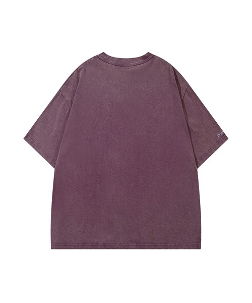 HOOK(フック)の「HOOK -original- 恐竜刺繍ウォッシュ半袖TEE (SS)(Tシャツ/カットソー・メンズ・ブラック/パープル/ブラウン/ライトグリーン・M/L/XL)」の6枚目の写真