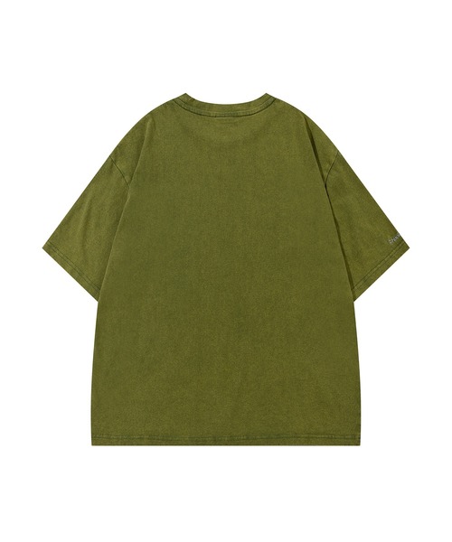 HOOK(フック)の「HOOK -original- 恐竜刺繍ウォッシュ半袖TEE (SS)(Tシャツ/カットソー・メンズ・ブラック/パープル/ブラウン/ライトグリーン・M/L/XL)」の8枚目の写真