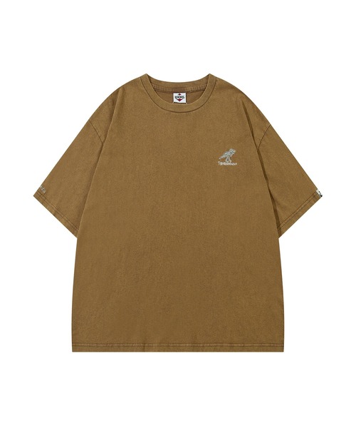 HOOK(フック)の「HOOK -original- 恐竜刺繍ウォッシュ半袖TEE (SS)(Tシャツ/カットソー・メンズ・ブラック/パープル/ブラウン/ライトグリーン・M/L/XL)」の10枚目の写真