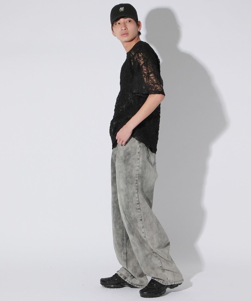 Anui（アニュイ）の「【UNISEX】3Dレースプルオーバー（Tシャツ/カットソー・レディース・ブラック/オフホワイト・MEDIUM）」の20枚目の写真