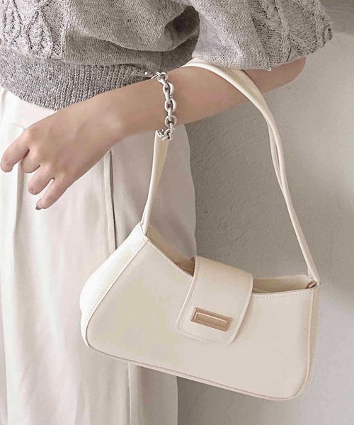 apres jour clair(アプレジュールクレア)の「【apres jour clair×ARIAZ】アンダーアームバッグ(ハンドバッグ・レディース・ブラック/ホワイト/ベージュ/ミント・FREE)」の2枚目の写真