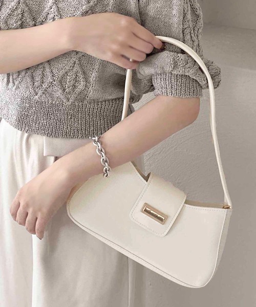 apres jour clair(アプレジュールクレア)の「【apres jour clair×ARIAZ】アンダーアームバッグ(ハンドバッグ・レディース・ブラック/ホワイト/ベージュ/ミント・FREE)」の12枚目の写真