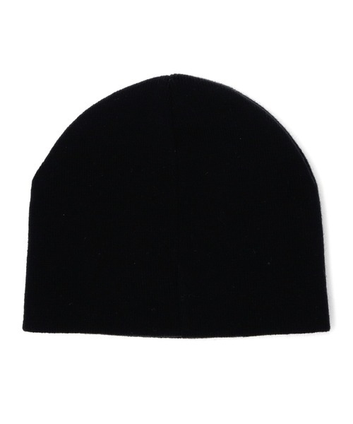 X-girl（エックスガール）の「OLD ENGLISH LOGO BEANIE（ニットキャップ/ビーニー・レディース・ホワイト/ブラック・ONE SIZE）」の4枚目の写真